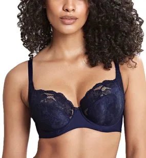 Panache Rocha Low Front Balconnet Underwire Bra (10341) - Navy