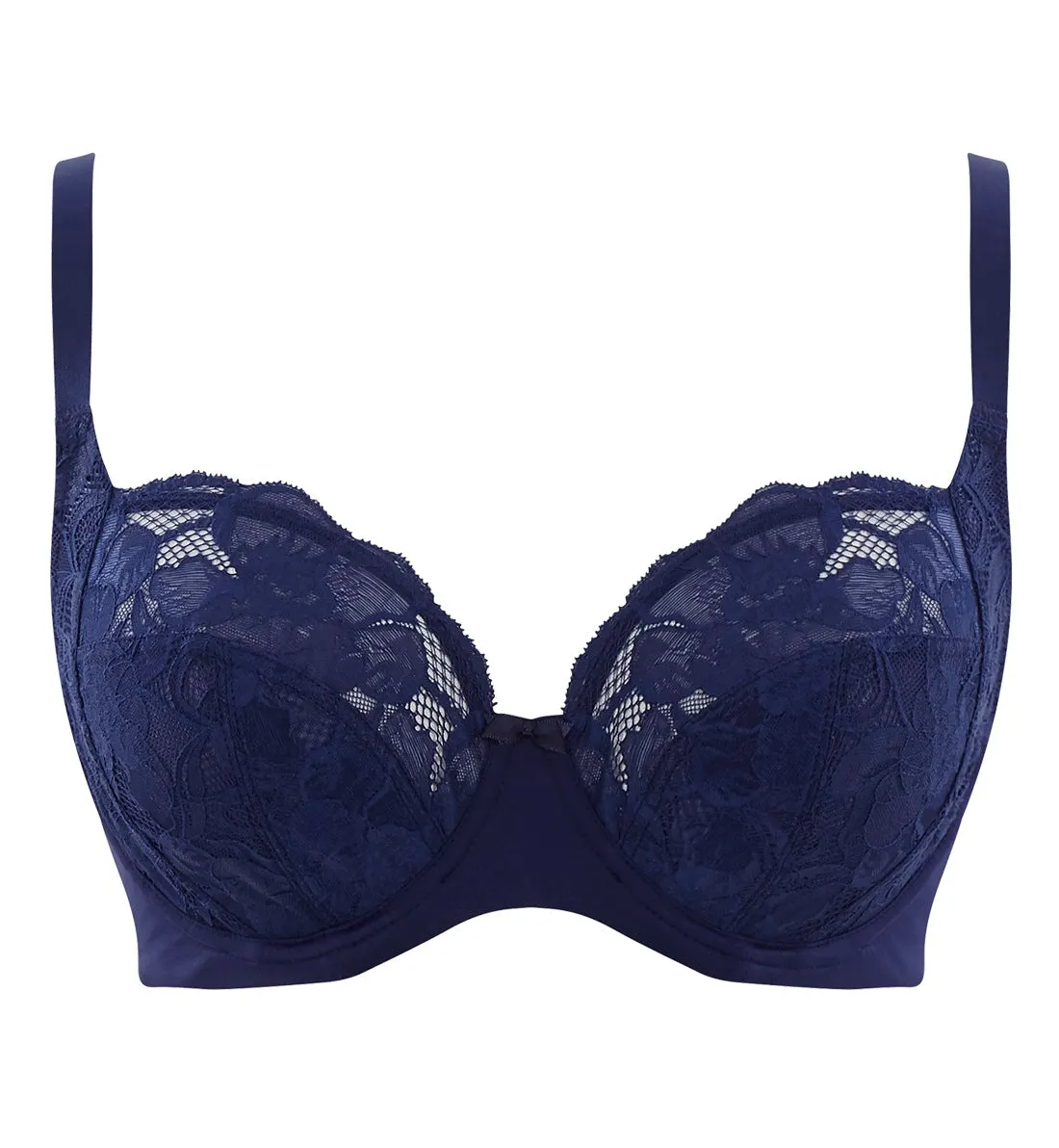 Panache Rocha Low Front Balconnet Underwire Bra (10341) - Navy