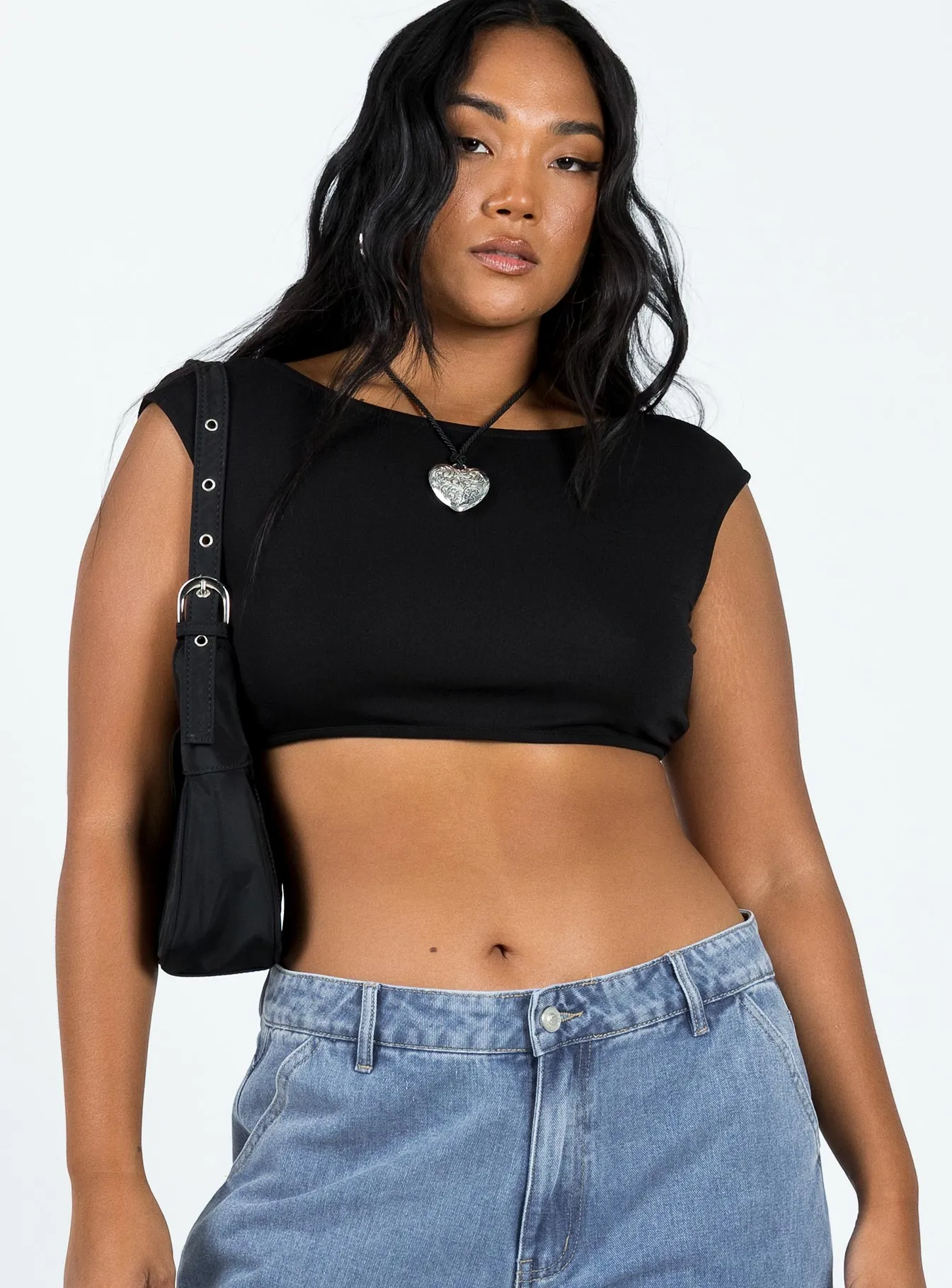 Pasadena Crop Top Black