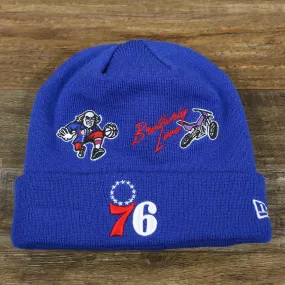 Philadelphia 76ers City Transit 59Fifty Fitted Matching All Over Side Patch Beanie