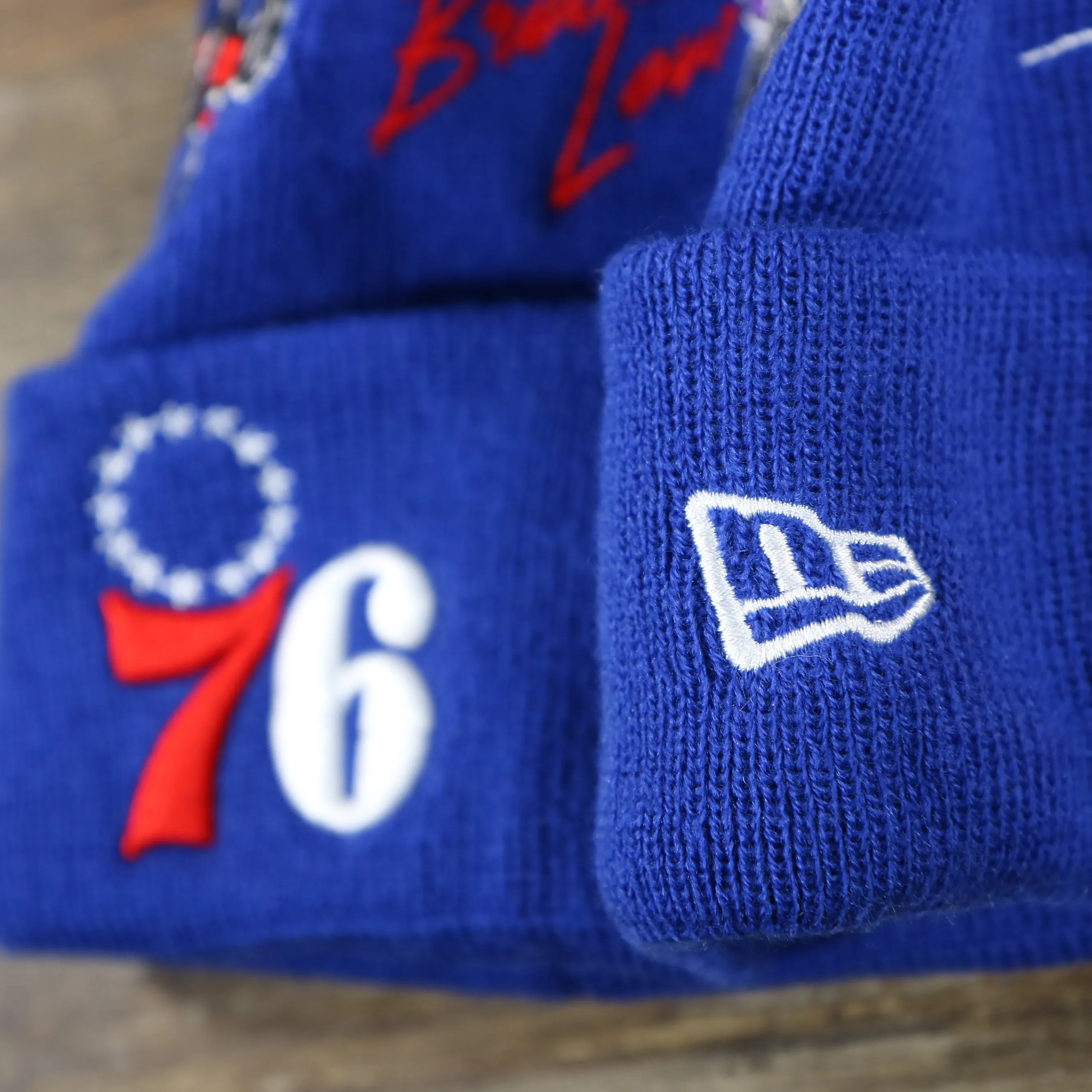 Philadelphia 76ers City Transit 59Fifty Fitted Matching All Over Side Patch Beanie