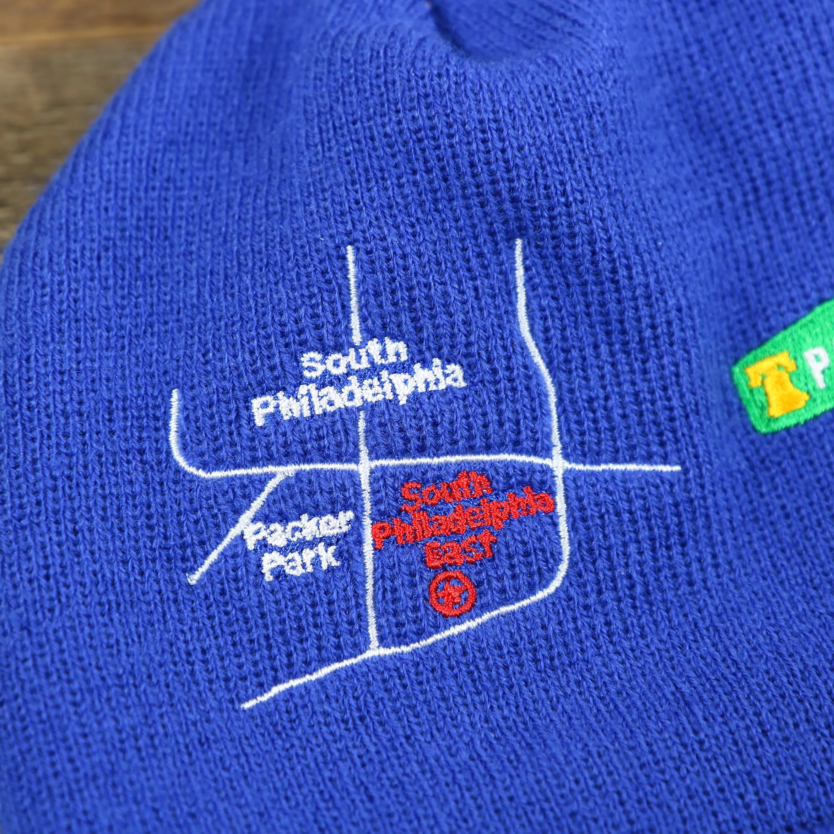 Philadelphia 76ers City Transit 59Fifty Fitted Matching All Over Side Patch Beanie