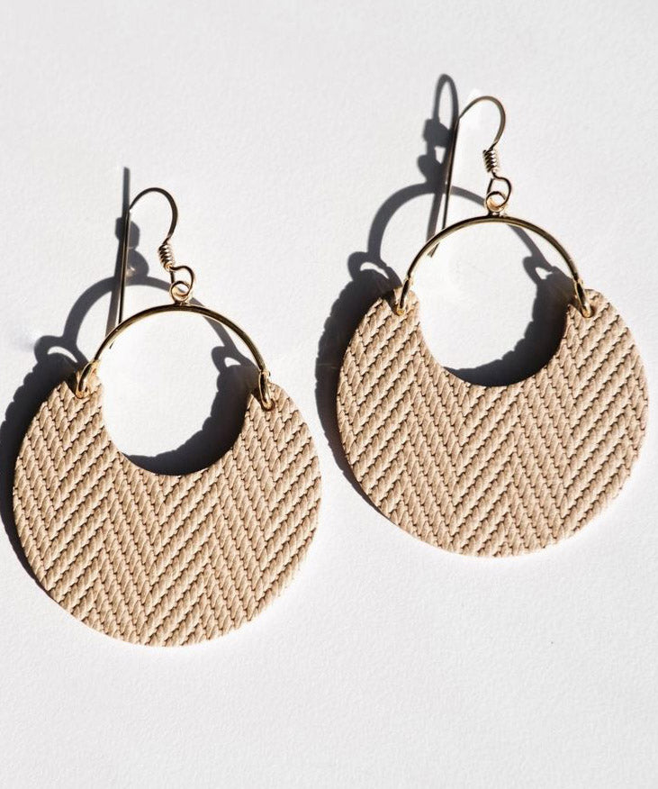 Sandstone Nina Earrings - Gold