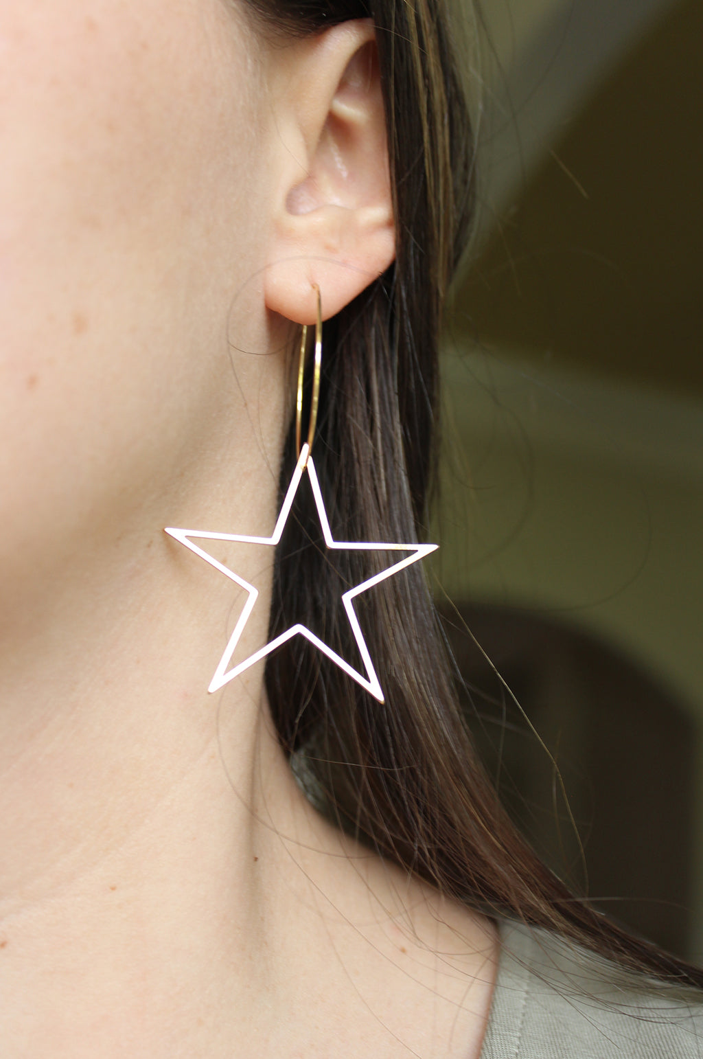 Shoot for the Stars Hoops by Annie Claire Designs