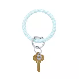 Silicone Big O Gingham Key Ring