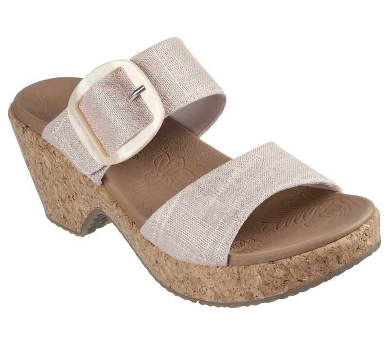 'Skechers' Women's Cali Brystol Slide Sandal - Light Pink