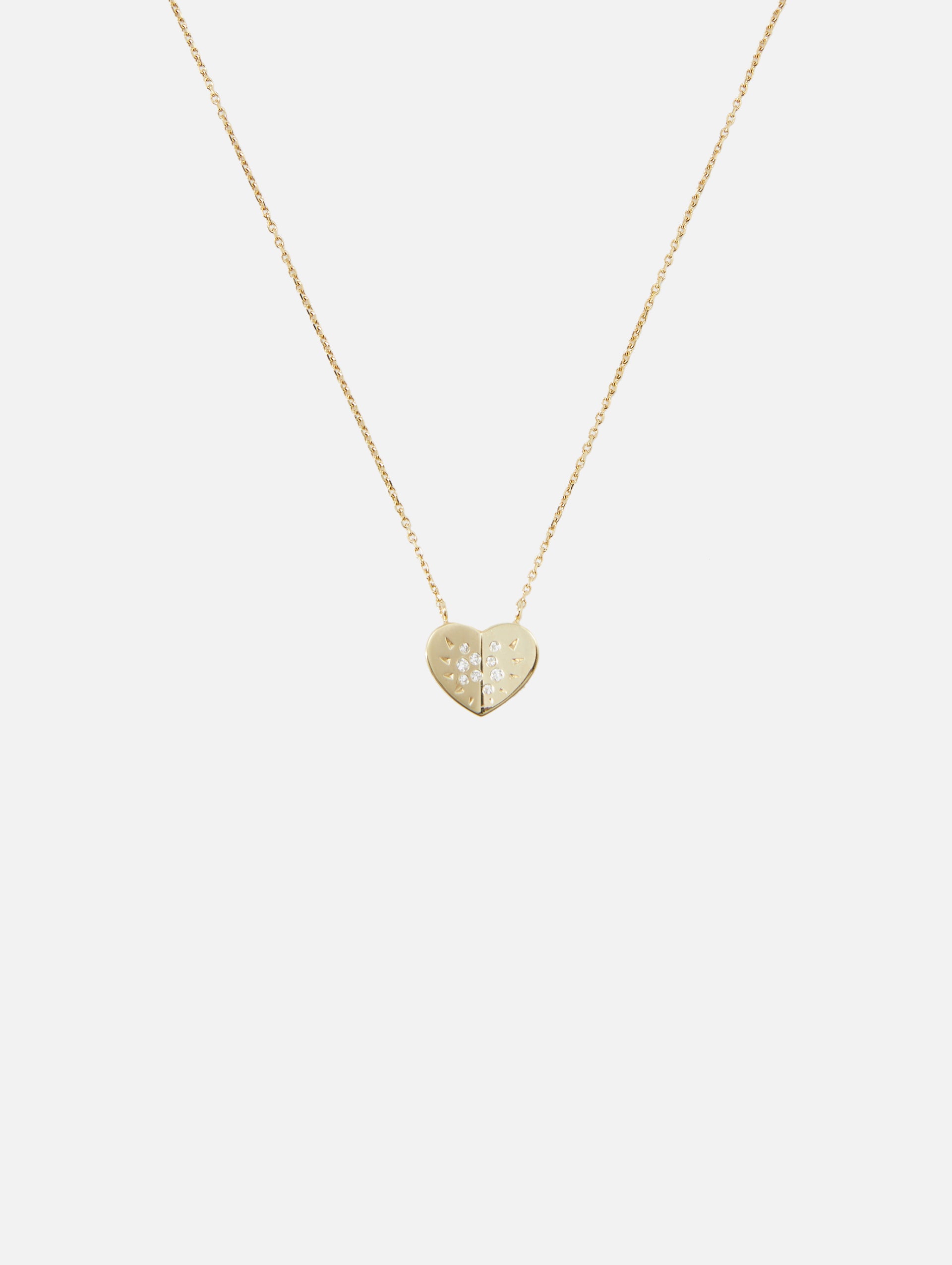 Small Love Explosion Heart Necklace