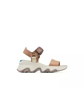 'Sorel' Women's Kinetic Impact Y-Strap High Sandal - Honest Beige / Chalk