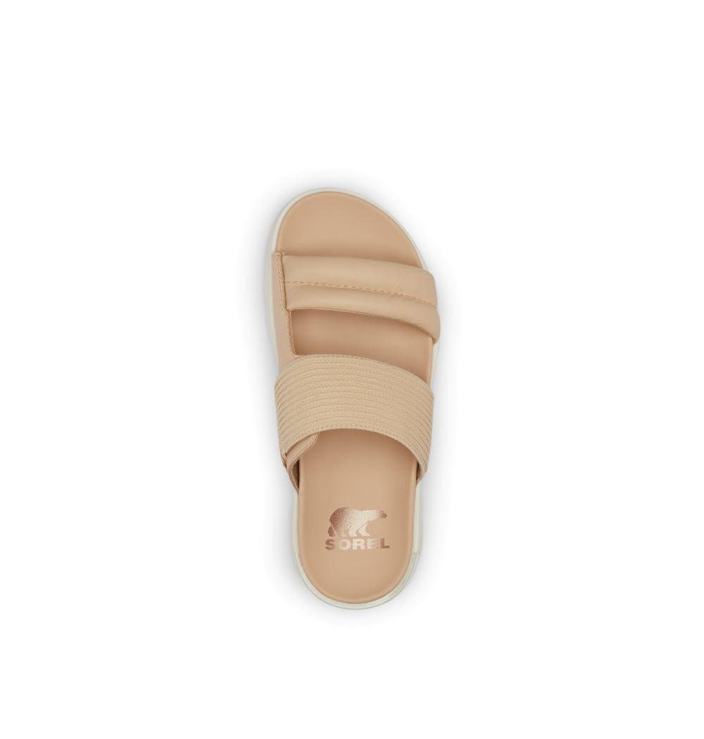 'Sorel' Women's Viibe Slide Sandal - Nova Sand / Sea Salt