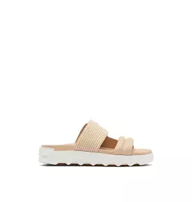 'Sorel' Women's Viibe Slide Sandal - Nova Sand / Sea Salt