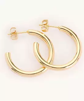 Tessa Tube Hoops - Gold