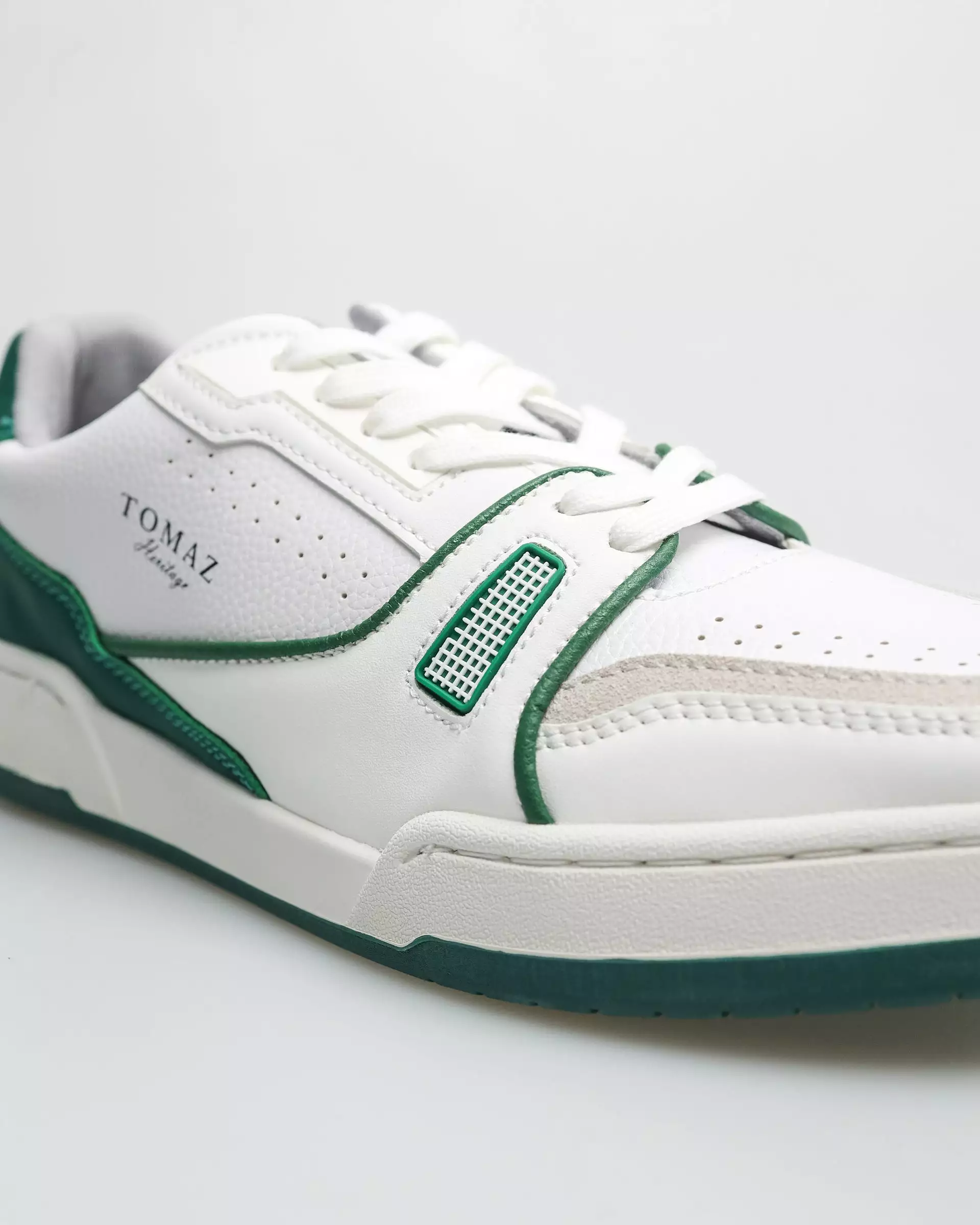 Tomaz C611 Men's Sneakers (White/Green)