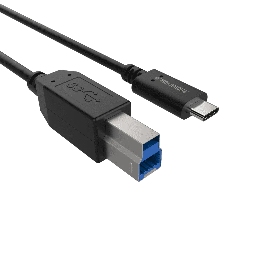 USB 3.1 Type-C to USB-B (3.0) Printer Cable