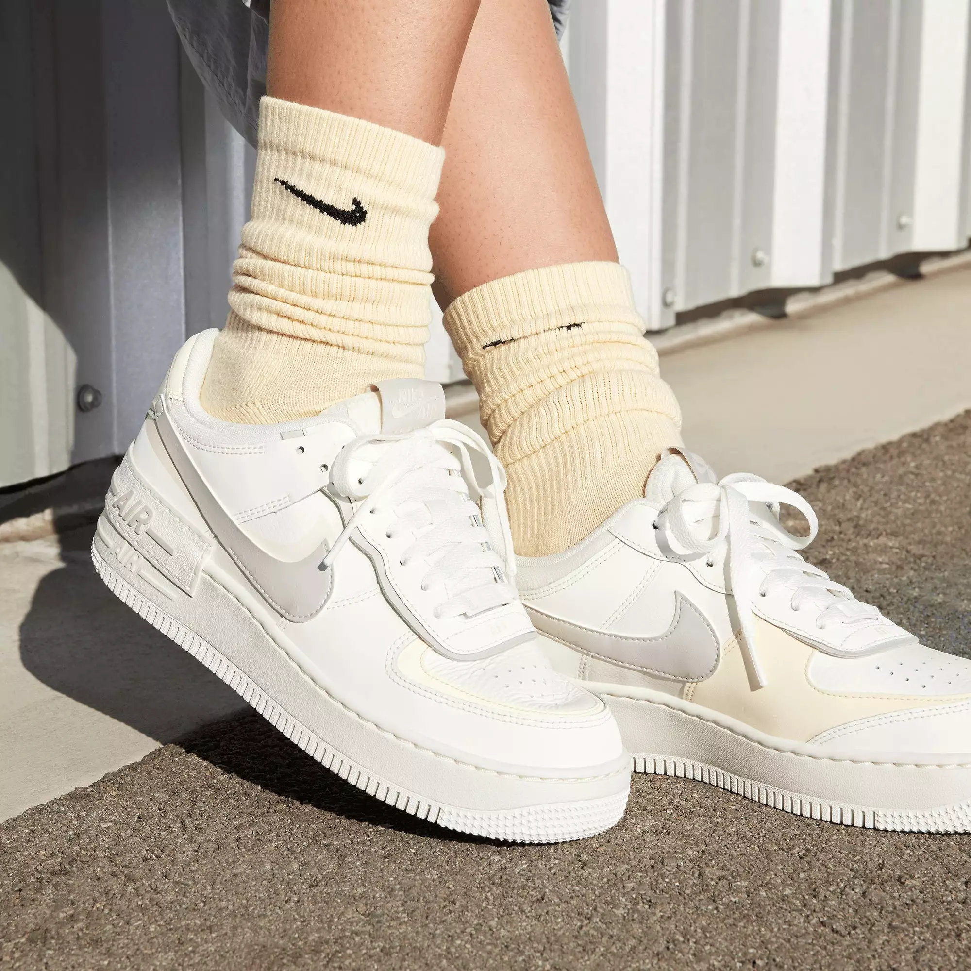 WMN'S AIR FORCE 1 SHADOW 'SAIL/PLATINUM VIOLET-COCONUT MILK'