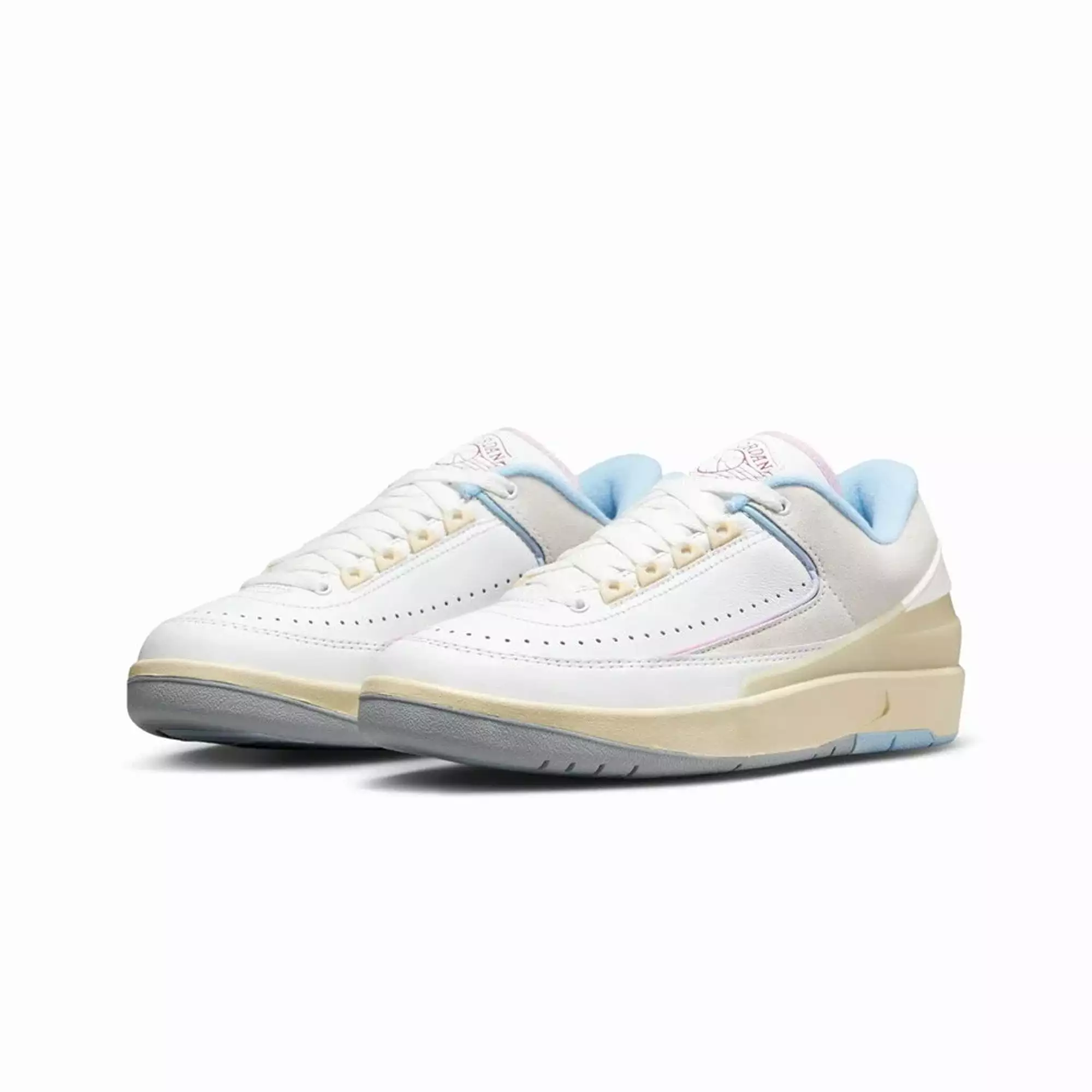 WMN'S AIR JORDAN 2 RETRO LOW 'SUMMIT WHITE/VARSITY RED-ICE BLUE'