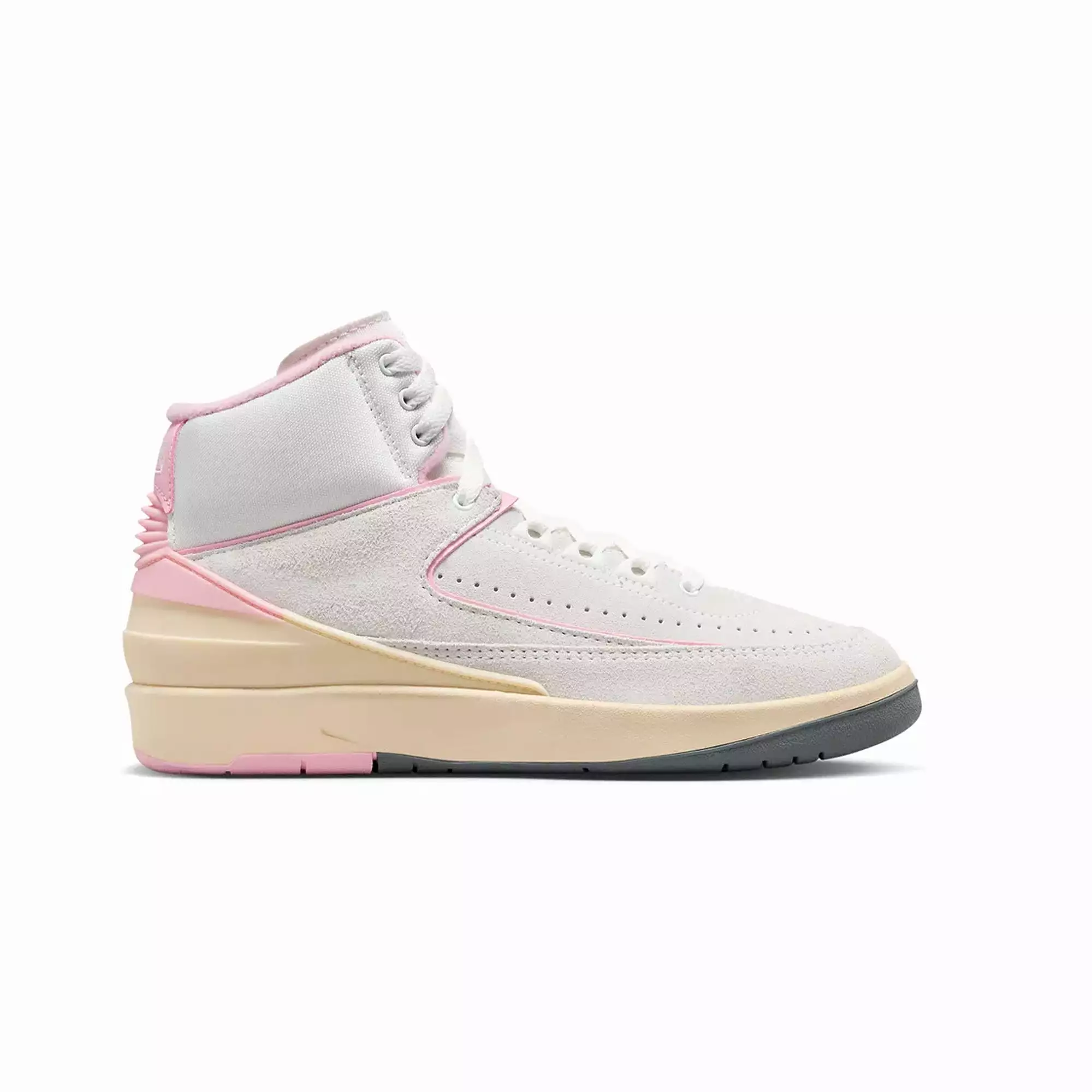 WMN'S AIR JORDAN 2 RETRO 'SUMMIT WHITE/GYM RED-MED SOFT PINK'