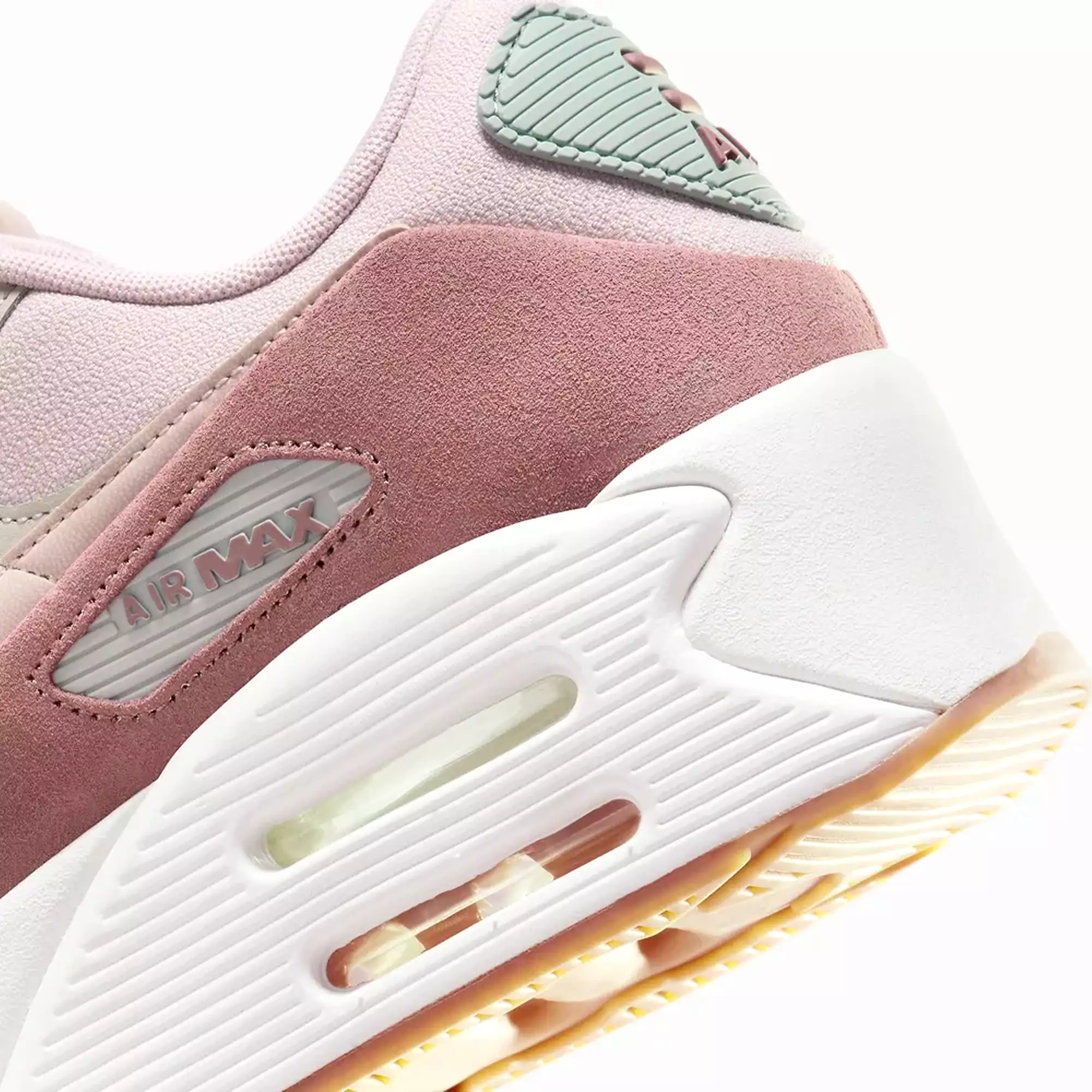 WMN'S AIR MAX 90 LV8 'LT IRON ORE/PLATINUM VIOLET-LIGHT PUMICE'