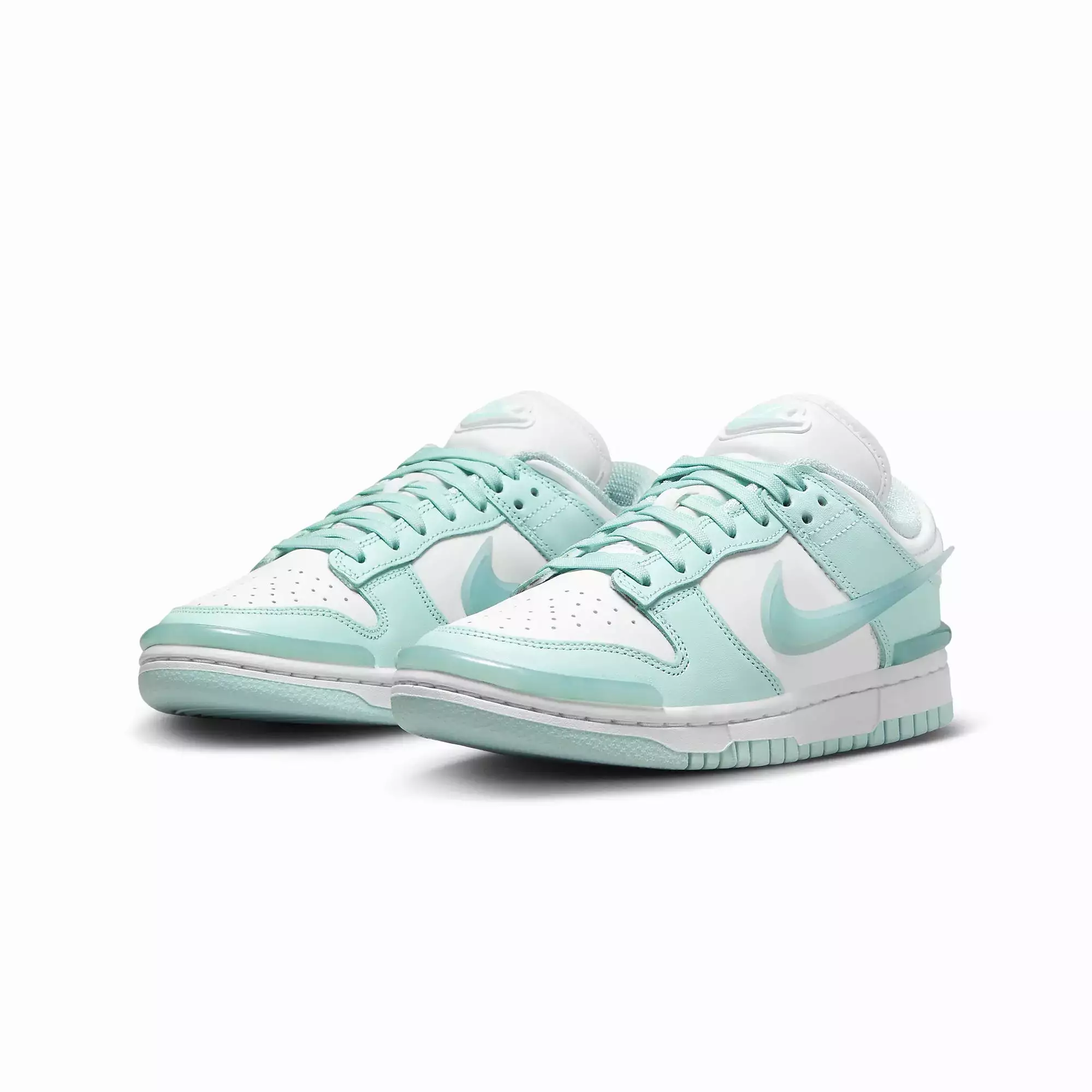 WMN'S DUNK LOW TWIST 'SUMMIT WHITE/JADE ICE'