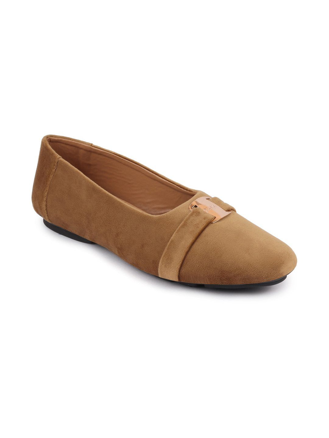 Women Sultan Buckle Slip On Ballerina