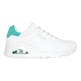 Women's Skechers UNO - Pop Back Trainer White Mint