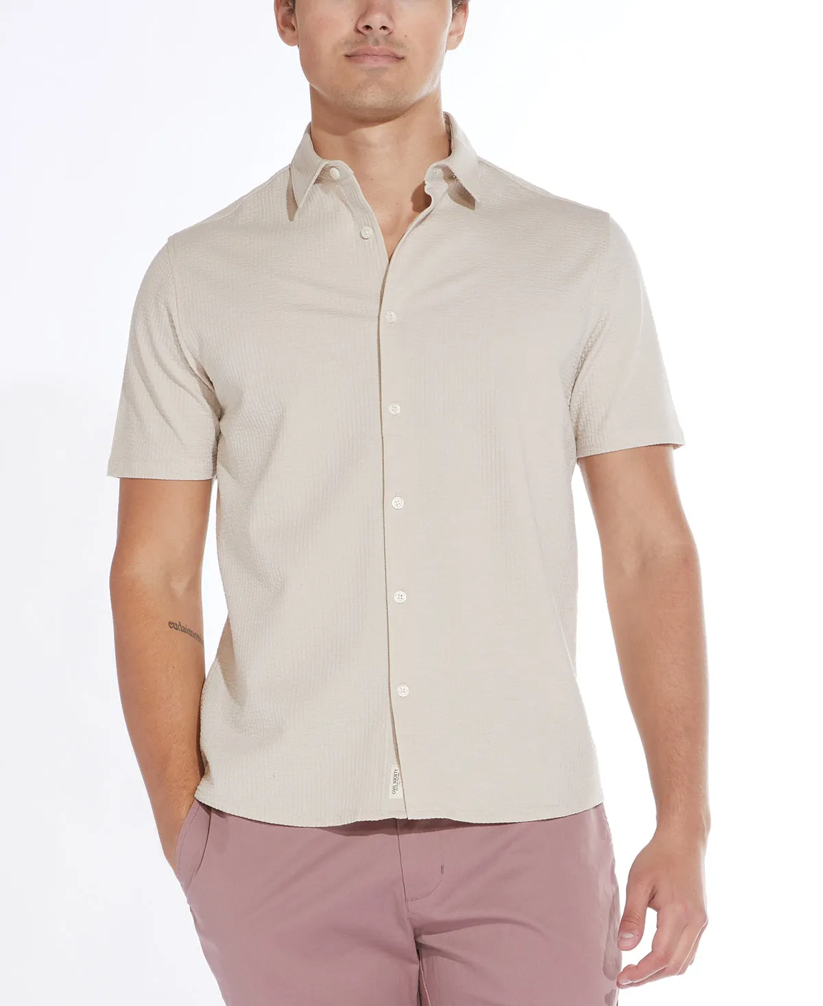 Worley Knit Shirt (Beige)