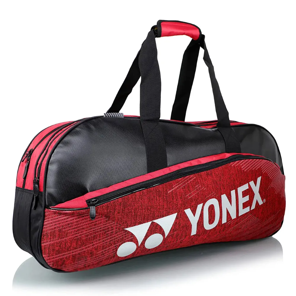 YONEX SUNR LSQ08 MS2 BT6-S Badminton Kit Bag (Red/Black)