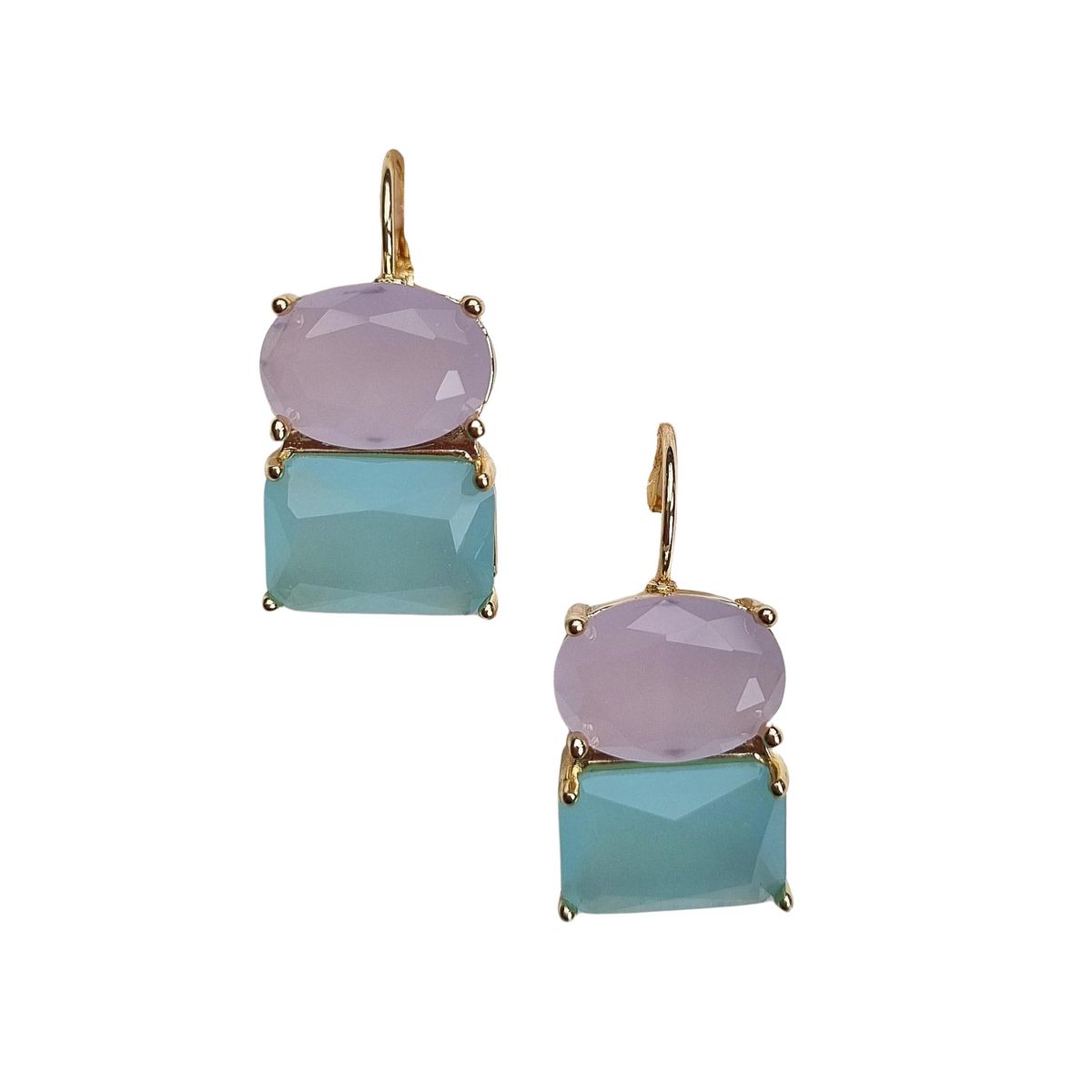 Zoda - Divinity Gem Earrings - Mint