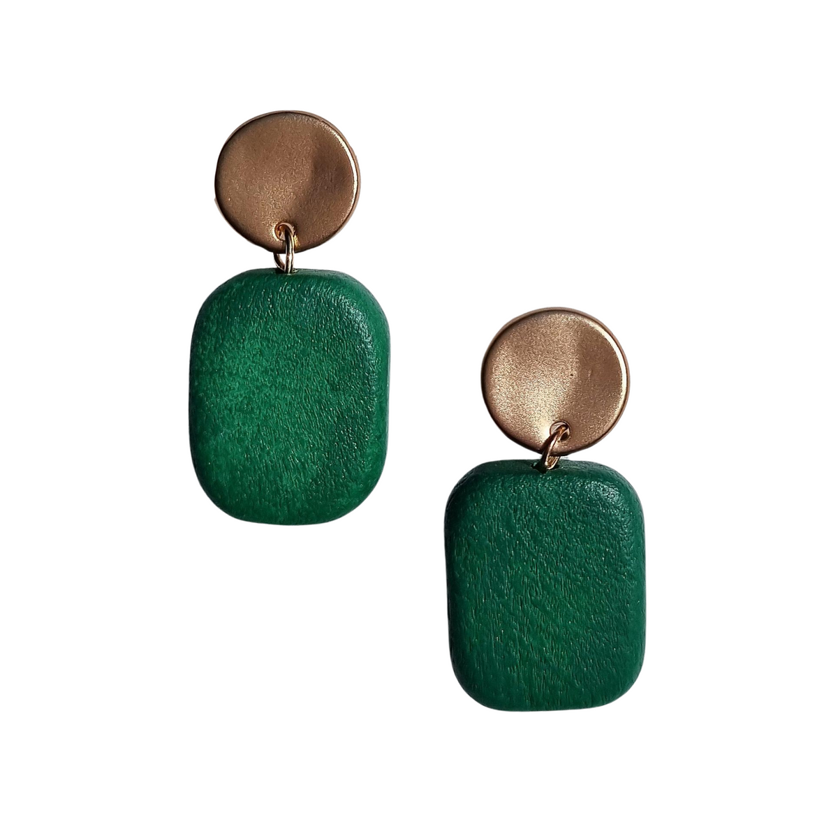 Zoda - Samantha Rust Earrings - Green